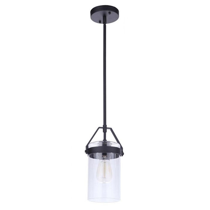 Craftmade Franklin 1 Light Outdoor Pendant, Midnight - ZA3311-MN