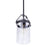 Craftmade Franklin 1 Light Outdoor Pendant, Midnight