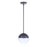 Craftmade Evie 1 Light Outdoor Pendant, Midnight - ZA3411-MN