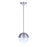 Craftmade Evie 1 Light Outdoor Pendant, Satin Aluminum - ZA3411-SA