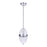 Craftmade Sivo 1 Light Outdoor Pendant, Satin Aluminum - ZA3511-SA