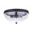 Craftmade Sivo 2 Light Outdoor Flush Mount, Midnight - ZA3537-MN