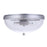 Craftmade Sivo 2 Light Outdoor Flush Mount, Satin Aluminum - ZA3537-SA