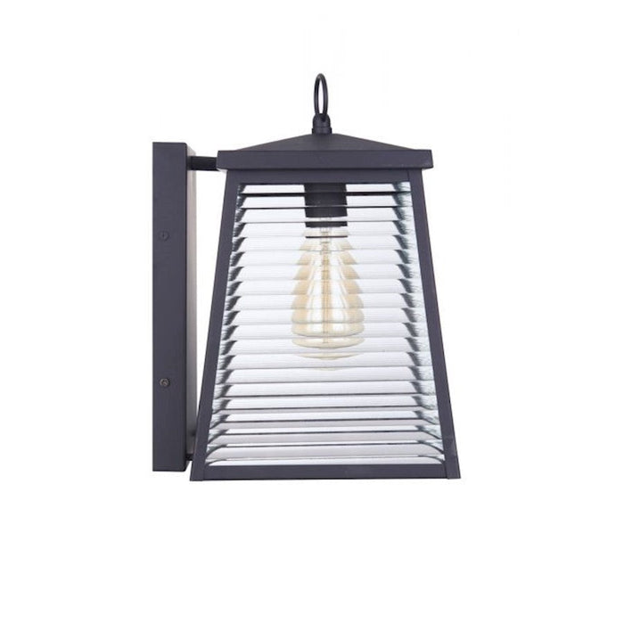 Craftmade Armstrong 1 Light Small Outdoor Wall Mount, Midnight