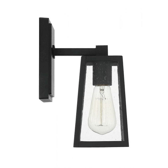 Craftmade Dunn 1 Light Wall Mount, Textured Matte Black