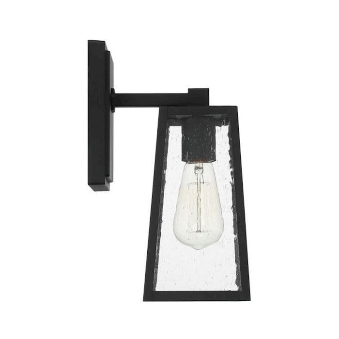 Craftmade Dunn 1 Light Wall Mount, Textured Matte Black