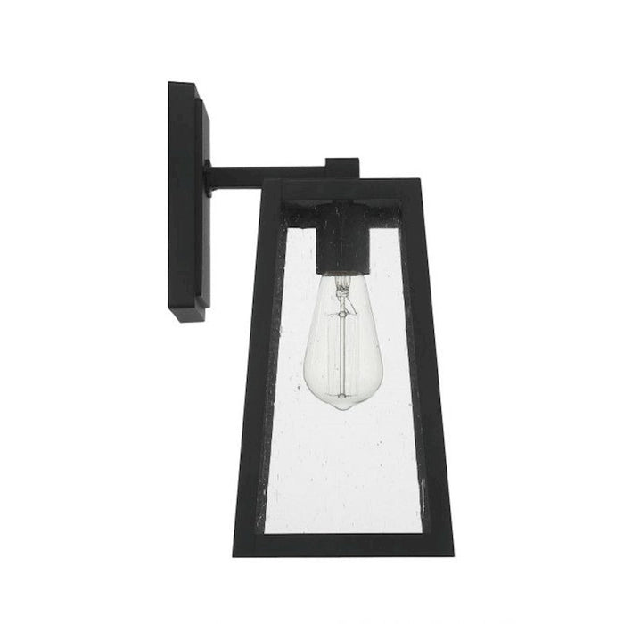 Craftmade Dunn 1 Light Wall Mount, Textured Matte Black