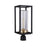 Craftmade Neo 1 Light Outdoor Post, Midnight/Brass - ZA4825-MNSB