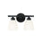 HomePlace Lighting Jameson Vanity, Black/White