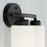 HomePlace Lighting Dixon Vanity, Black/White