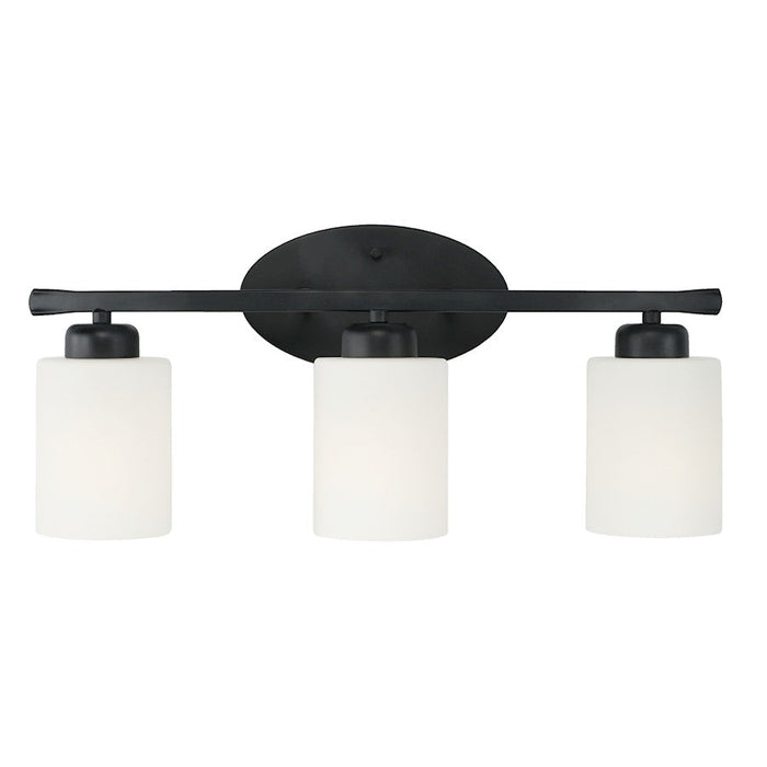 HomePlace Lighting Dixon Vanity, Black/White