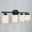 HomePlace Lighting Dixon Vanity, Black/White