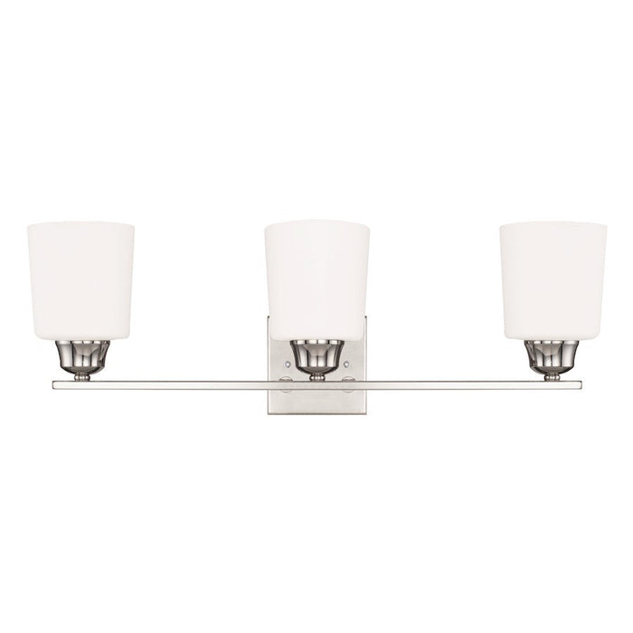 HomePlace by Capital Lighting Hayden 3 Light Vanity, Nickel - 115331PN-339