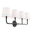 Capital Lighting Dawson 4-Light Vanity, Matte Black - 119341MB-674