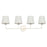 Capital Lighting Dawson 4 Light Vanity, Polished Nickel - 119341PN-674