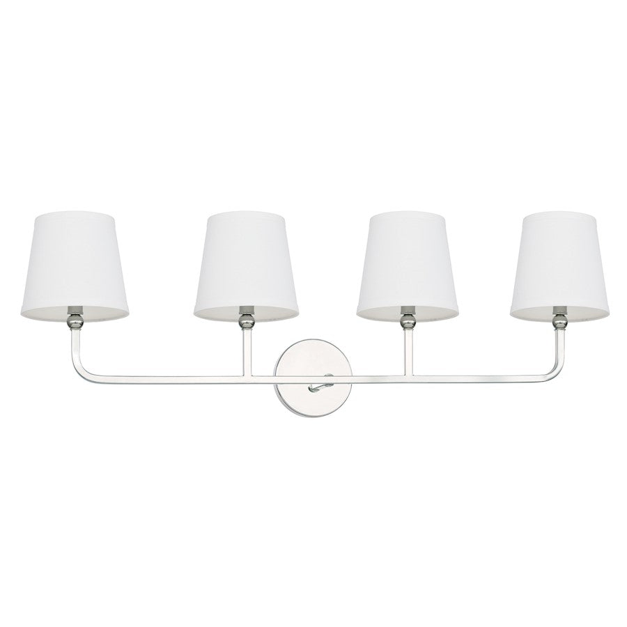 OPEN BOX ITEM: Capital Lighting Dawson 4 Light Vanity, PN - CL119341PN-674