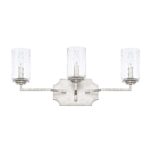 Capital Lighting Oxford 3 Light Vanity, Silver Patina - 119631SP-419