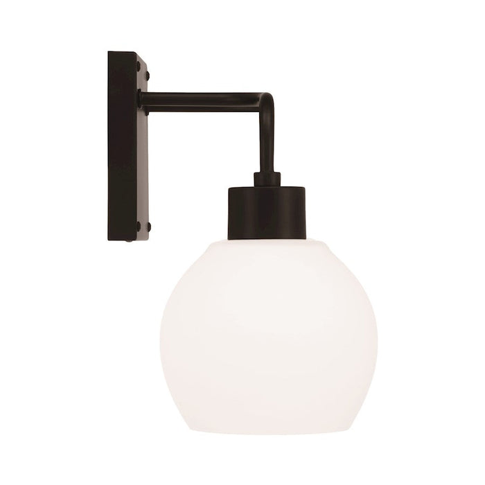 Homeplace Lighting Tanner 2 Light Vanity, Black/Soft White