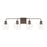 HomePlace by Capital Lighting Tanner 4 Light Vanity, Bronze - 120041BZ-426