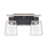 Capital Lighting Tux 2 Light Vanity, Black Tie - 125221BT-445