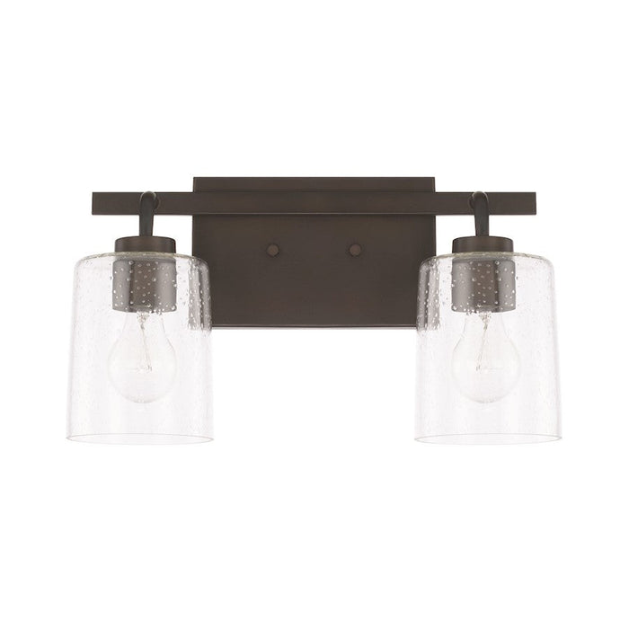 HomePlace by Capital Lighting Greyson 2 Light Vanity, Bronze - 128521BZ-449