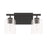 HomePlace by Capital Lighting Greyson 2 Light Vanity, Matte Black - 128521MB-449