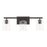 HomePlace by Capital Lighting Greyson 3 Light Vanity, Matte Black - 128531MB-449