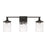 HomePlace by Capital Lighting Colton 3 Light Vanity, Matte Black - 128831MB-451