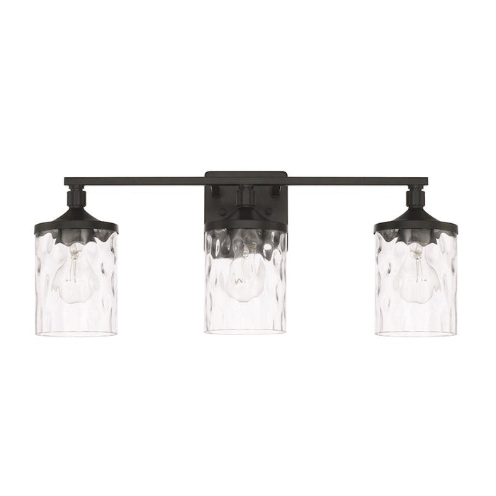 HomePlace by Capital Lighting Colton 3 Light Vanity, Matte Black - 128831MB-451