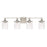 HomePlace by Capital Lighting Colton 4 Light Vanity, Nickel - 128841BN-451