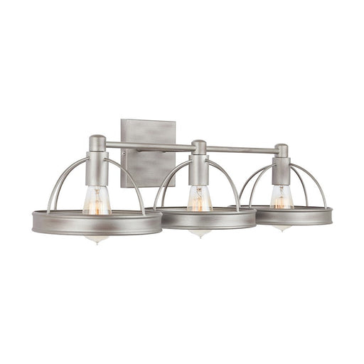 Capital Lighting 3-Light Vanity, Washed Grey - 138431WY