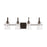 Capital Lighting Cameron 4-Light Vanity, Bronze/Clear Seeded - 139541BZ-501