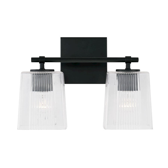 Capital Lighting Lexi Vanity, Clear Fluted