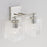 Capital Lighting Lexi Vanity, Clear Fluted