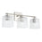 Capital Lighting Lexi 3 Light Vanity in Nickel/Clear Fluted - 141731PN-508