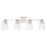 Capital Lighting Laurent Vanity in Polished Nickel/Clear