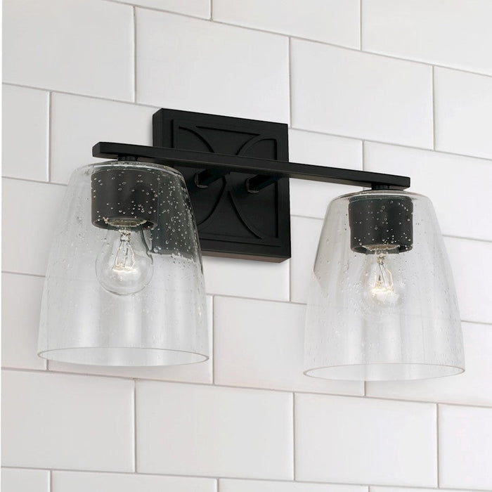 Capital Lighting Sylvia Vanity, Clear