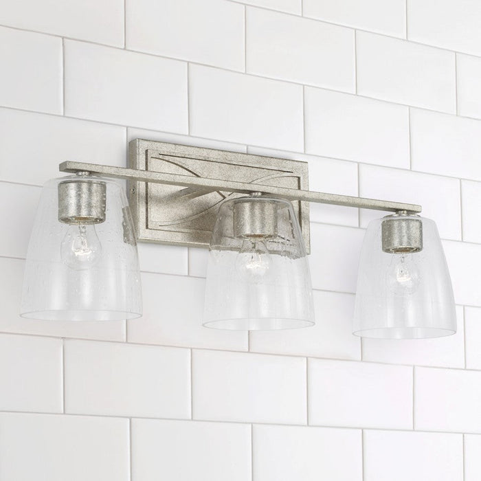 Capital Lighting Sylvia Vanity, Clear