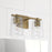 Capital Lighting Burke Vanity, Clear Honeycomb