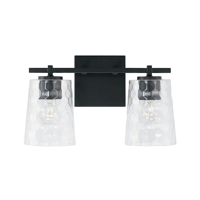 Capital Lighting Burke Vanity, Clear Honeycomb