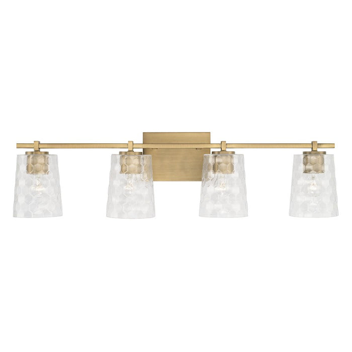 Capital Lighting Burke Vanity, Clear Honeycomb