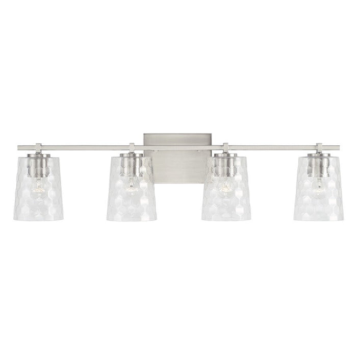 Capital Lighting Burke Vanity, Clear Honeycomb