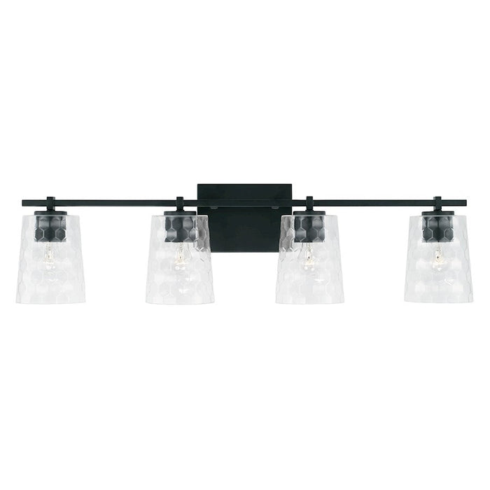 Capital Lighting Burke Vanity, Clear Honeycomb