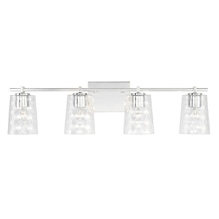 Capital Lighting Burke Vanity, Clear Honeycomb