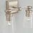 Capital Lighting Breigh 2 Light Vanity, Brushed Champagne/Clear