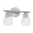 Capital Lighting Dena 2 Light Vanity, Nickel/Diamond Embossed - 145021BN-524