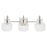 Capital Lighting Nyla 3 Light Vanity, Clear Fluted