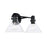 Capital Lighting Greer 2 Light Vanity, Matte Black/Clear - 145821MB-528