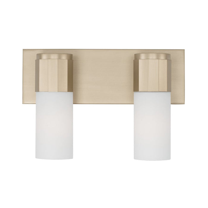 Capital Lighting Sutton 2 Light Vanity, Soft Gold/Soft White