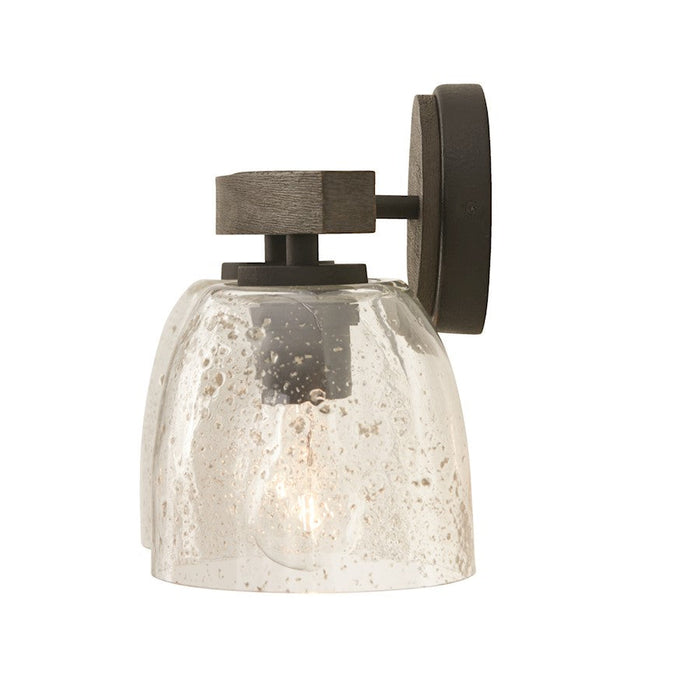 Capital Lighting Clive 2 Light Vanity, Grey/Black/Stone Seeded